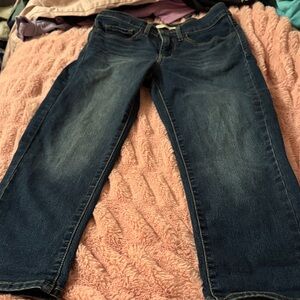 Levi's Dark Blue Straight Leg Women's Jeans